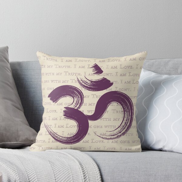 Item preview, I AM ONE WITH MY TRUTH, OM MEDITATION AFFIRMATION designed and sold by Mercurial Merkaba.