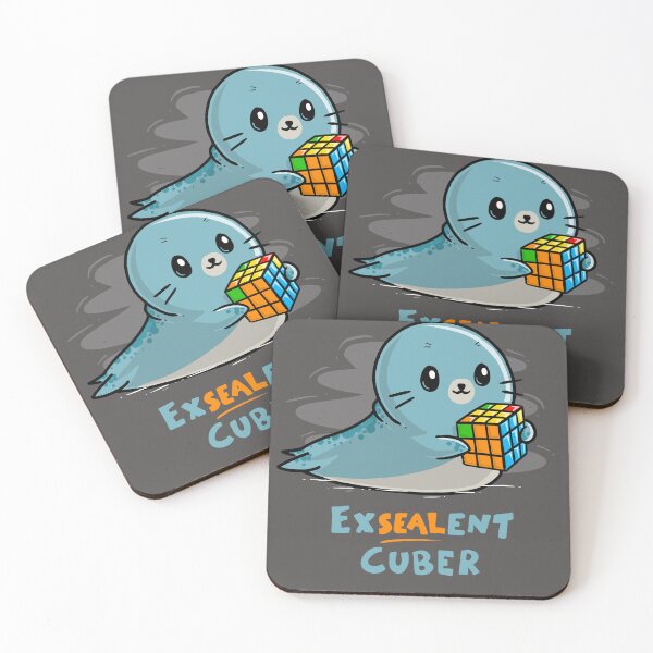 Item preview, Ex-seal-ent Cuber - Speedcubing Seal designed and sold by swiftcubing.