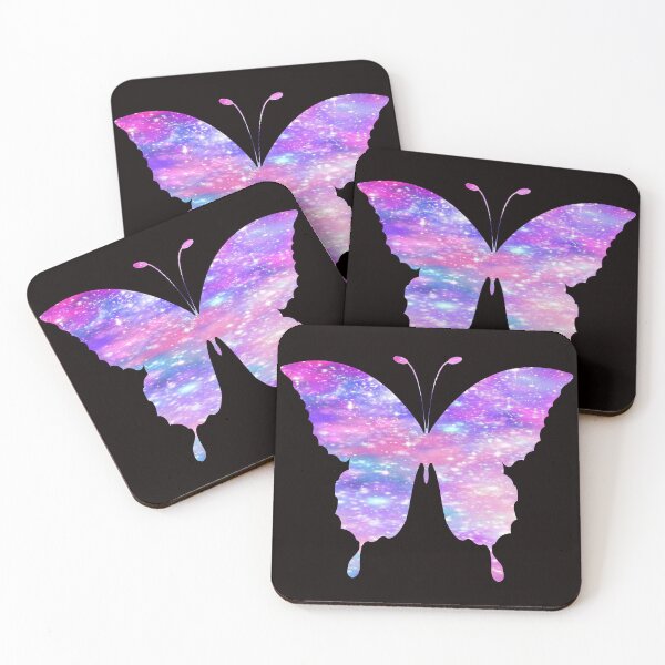 Item preview, Bright Pink and Purple Galaxy Butterfly designed and sold by Felicity-K.