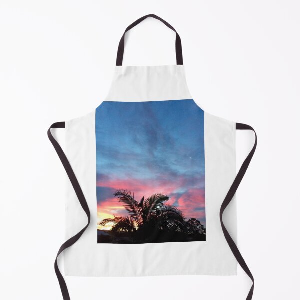 Item preview, No Filter Australian Sunset With Palm Trees and Crescent Moon designed and sold by Drawn By Hand Designs.