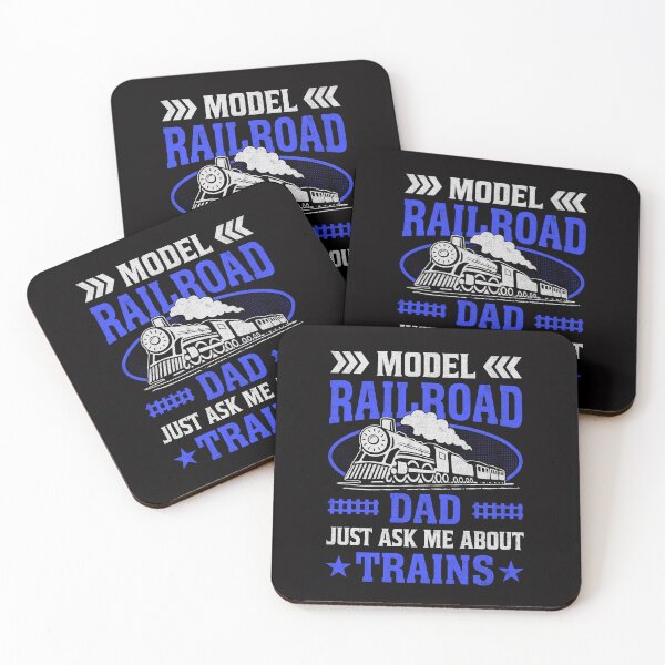 Item preview, Model Railroad Dad - Ask Me About Trains for your Railway Modeller or Steam Engine Locomotive Enthusiast. designed and sold by TheTrainRoom.