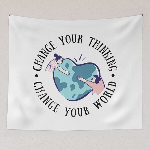 Item preview, Change Your Thinking, Change Your World designed and sold by micasata.
