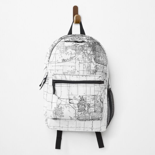 Item preview, Lincoln White Map designed and sold by multiplicitymap.