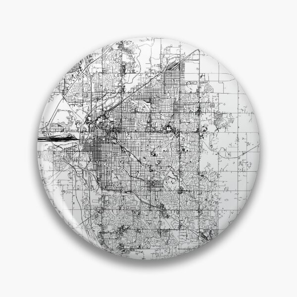 Item preview, Mapa blanco de Lincoln designed and sold by multiplicitymap.