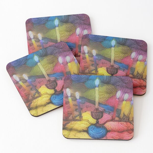 Item preview, Woolen Menorah designed and sold by ninasilver.