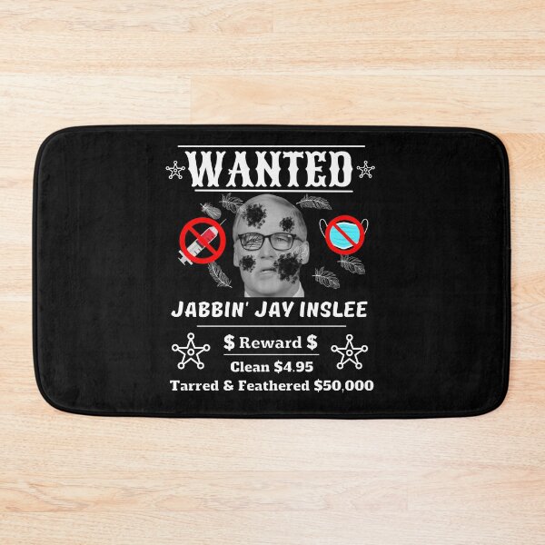 Item preview, Jay Inslee Wanted Poster Merchandise designed and sold by Heinessight Merch.