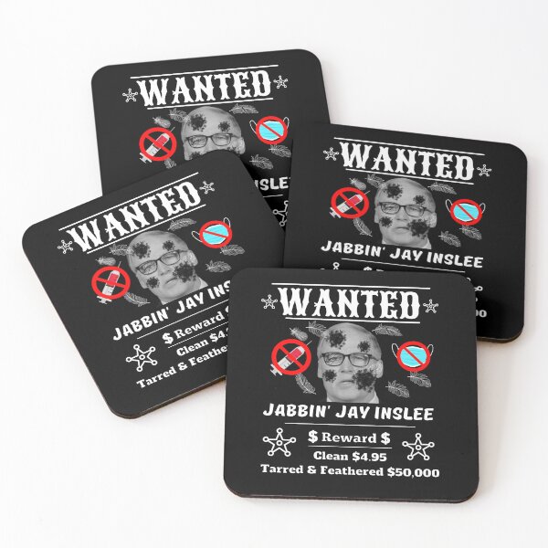 Item preview, Jay Inslee Wanted Poster Merchandise designed and sold by Heinessight Merch.