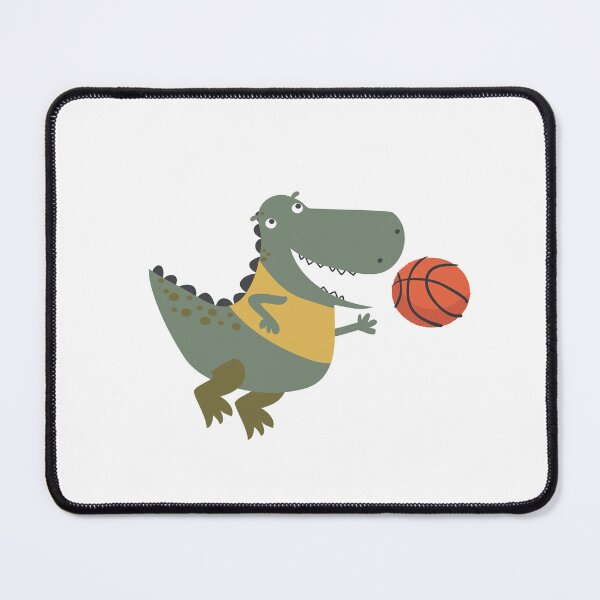 Item preview, Dinosaur Playing Basketball designed and sold by SportDIXIT.