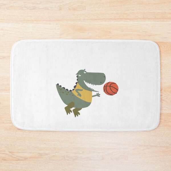 Item preview, Dinosaur Playing Basketball designed and sold by SportDIXIT.