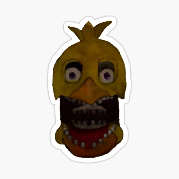 Withered Chica Gijinka Transparent Sticker for Sale by spaceagebarbie