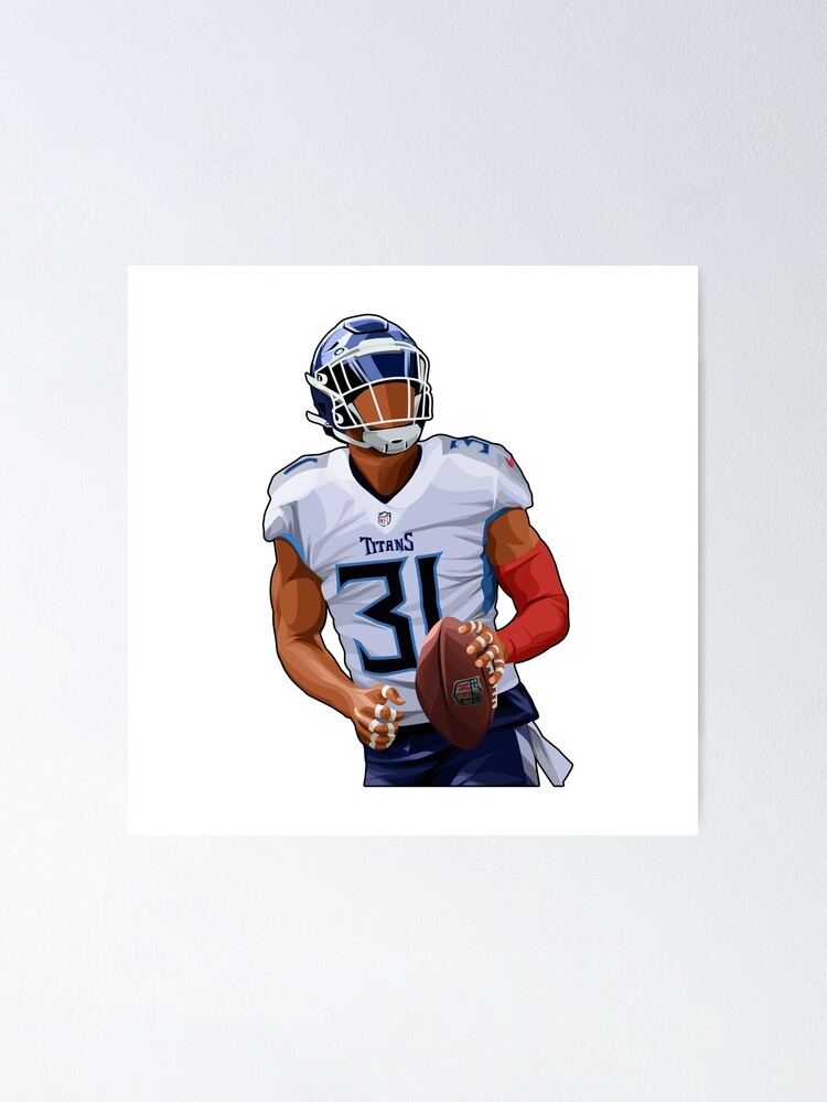 Kevin Byard Football Paper Poster Titans 3 - Kevin Byard - Pin