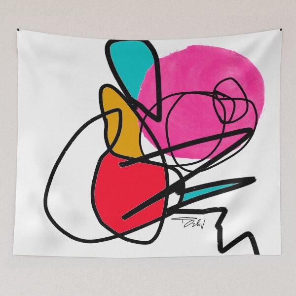 Item preview, Colorful Abstract Line Art, Irena Orlov designed and sold by Irena Orlov.