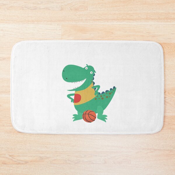 Item preview, Dinosaur Playing Basketball designed and sold by SportDIXIT.