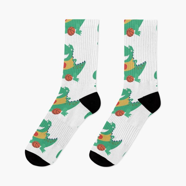 Item preview, Dinosaur Playing Basketball designed and sold by SportDIXIT.