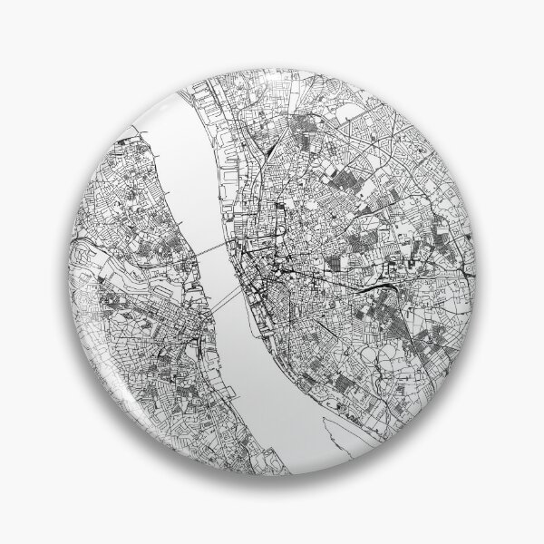 Item preview, Liverpool White Map designed and sold by multiplicitymap.