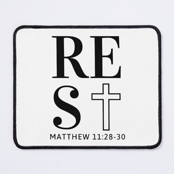 Item preview, Rest in Him Matthew 11:28-30 designed and sold by HCLeeKimmie.
