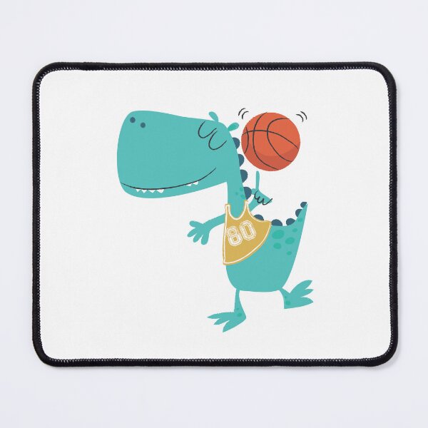 Item preview, Dinosaur Playing Basketball designed and sold by SportDIXIT.