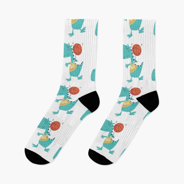 Item preview, Dinosaur Playing Basketball designed and sold by SportDIXIT.