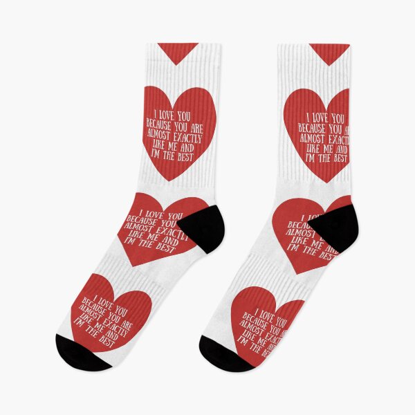 Item preview, Funny Valentines Day Quotes - I love you because you are almost exactly like me and I'm the best designed and sold by TheBrotherHouse.