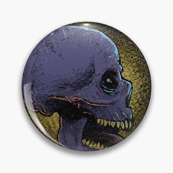 Item preview, Blue Skull Head designed and sold by deathanarchy.