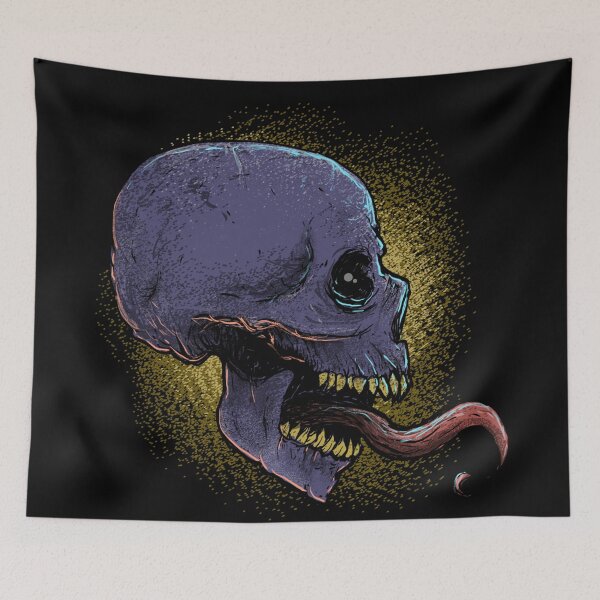 Item preview, Blue Skull Head designed and sold by deathanarchy.