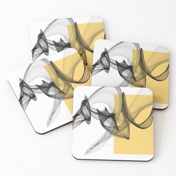 Item preview, Yellow black abstract, Irena Orlov designed and sold by Irena Orlov.