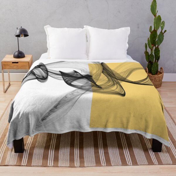 Item preview, Yellow black abstract, Irena Orlov designed and sold by Irena Orlov.