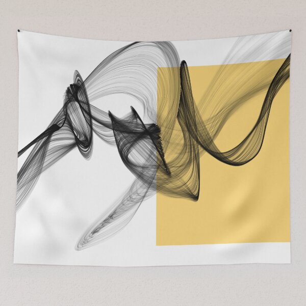 Item preview, Yellow black abstract, Irena Orlov designed and sold by Irena Orlov.