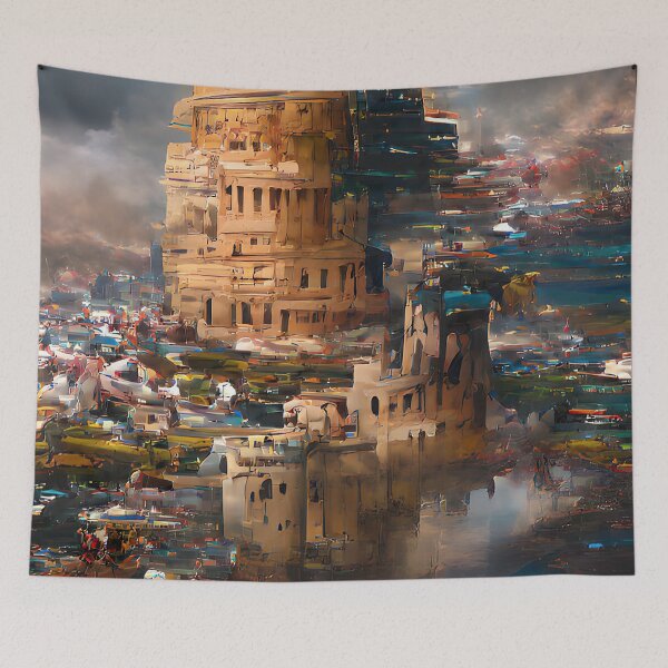 Item preview, Tower of Babel - Classical Painting designed and sold by V0L0S.