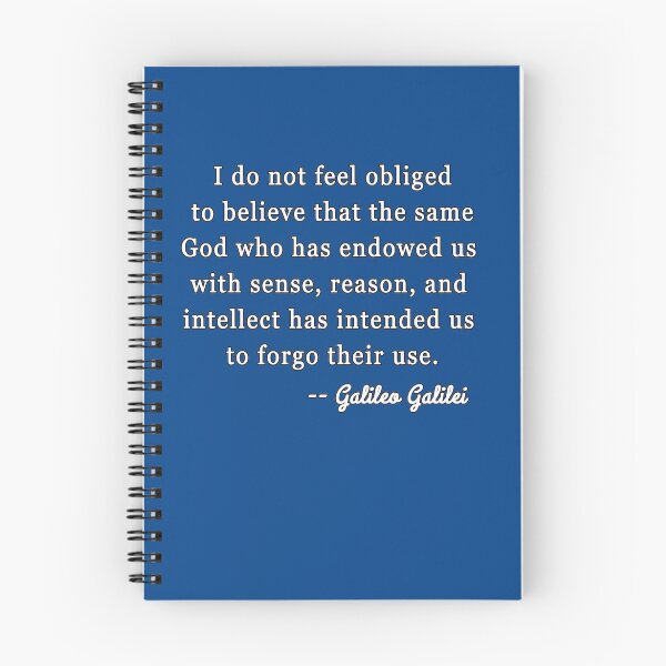 Item preview, Galileo Science Quote designed and sold by LoveAndDefiance.