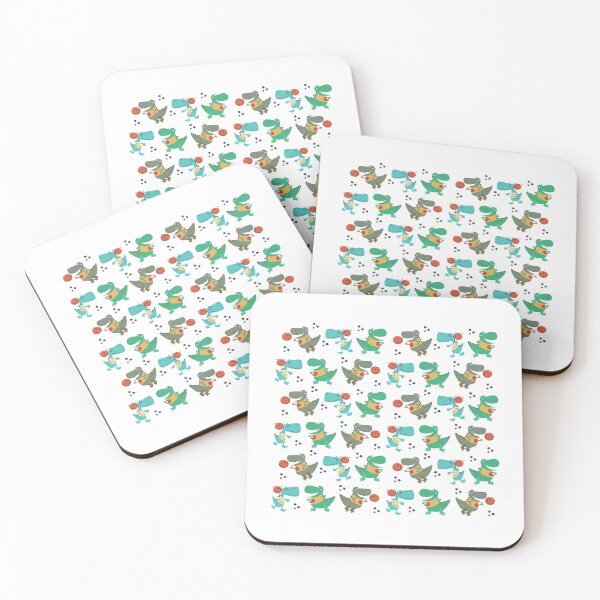 Item preview, Dinosaur Playing Basketball designed and sold by SportDIXIT.