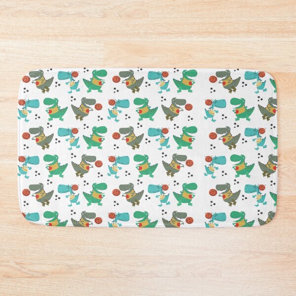 Item preview, Dinosaur Playing Basketball designed and sold by SportDIXIT.