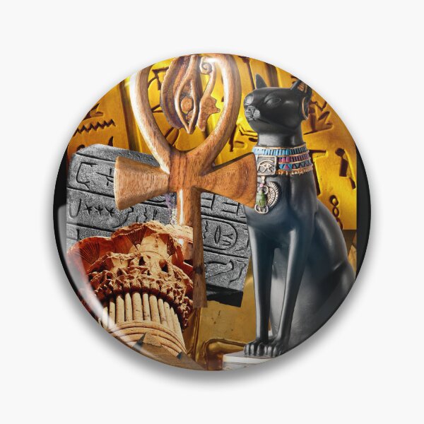Item preview, Ancient Egyptian Artifacts Digital Photo Collage Design designed and sold by EarthArtDesigns.
