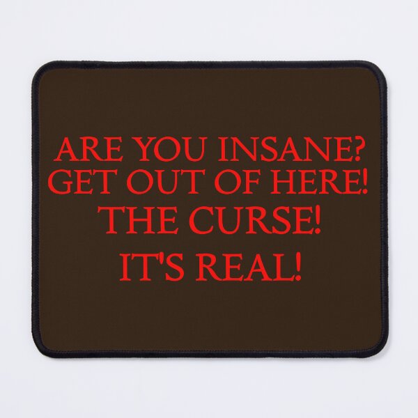 Item preview, THE CURSE! IT'S REAL! designed and sold by SoggyCheeseFry.