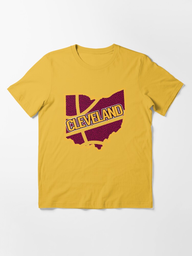 Retro Oh Outline Cleveland Cavaliers Basketball Unisex T-Shirt