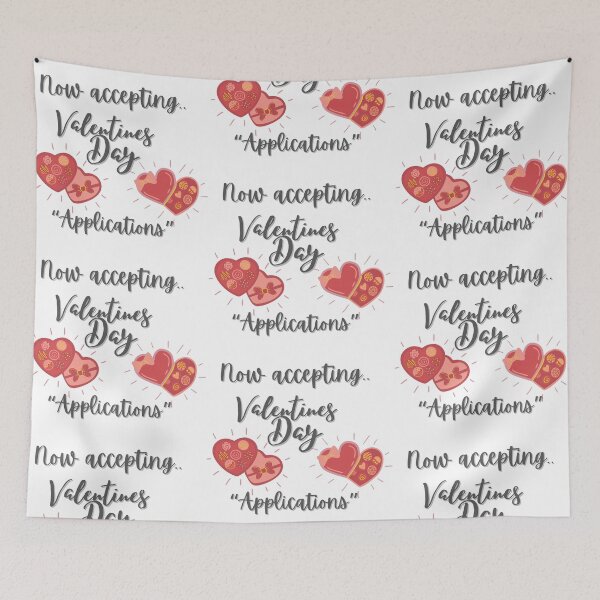 Item preview, Now accepting Valentine’s Day applications  designed and sold by Vicsdesignsart.