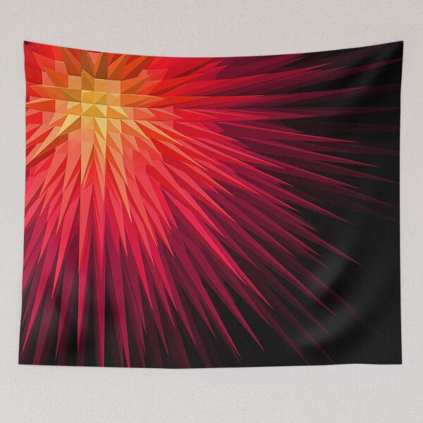 Item preview, Abstract Red Triangle solar designed and sold by Tshirtstory.