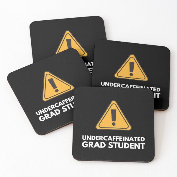 Item preview, Undercaffeinated Grad Student – Funny Grad Student designed and sold by cinsarad.