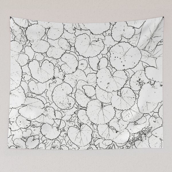 Item preview, White-black Leaves  by  Iritof designed and sold by iritof.