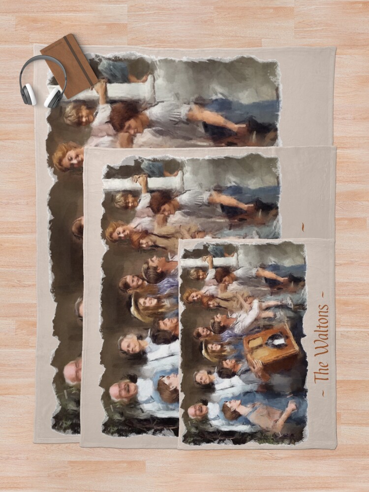 Alternate view of The Waltons TV Show Throw Blanket