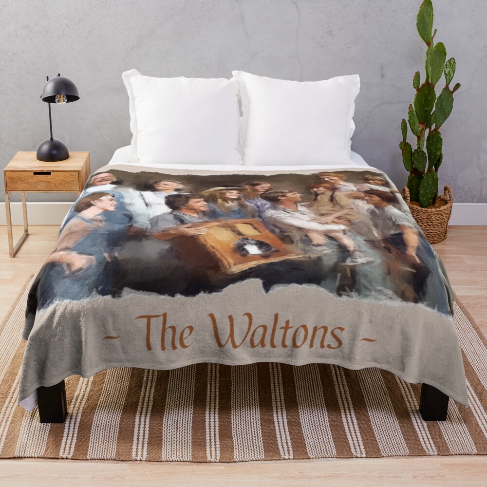 The Waltons TV Show Throw Blanket