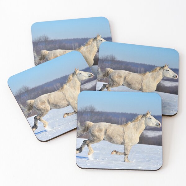 Item preview, White Horse Poster designed and sold by AnimalLover4eva.