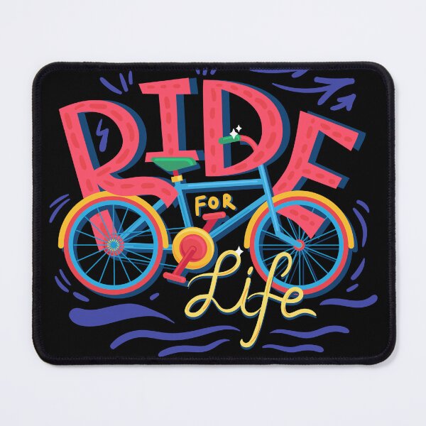 Item preview, Ride for Life Motivational and Inspirational Typography designed and sold by KawaiiTops.