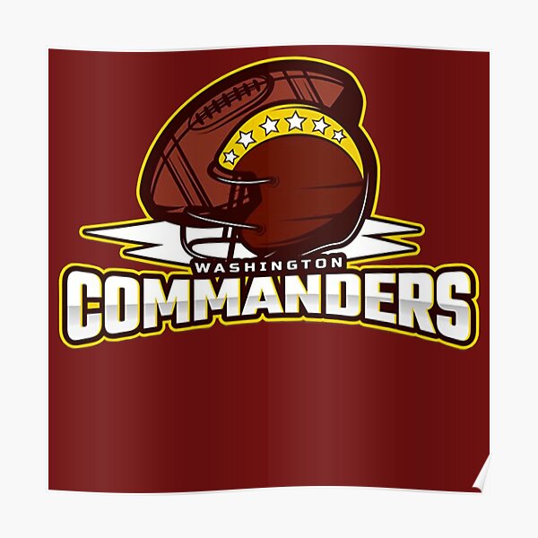 Washington Commanders, Washington Football Team Poster for Sale by  Lizzyapparel