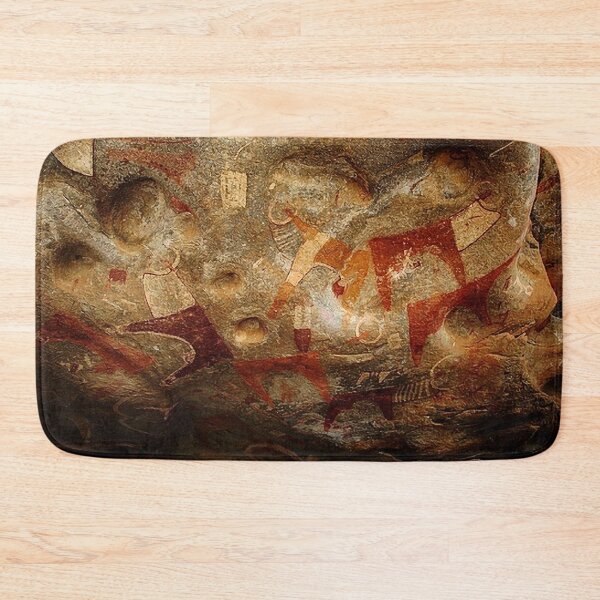 Item preview, Some of the many paintings inside the Laas Geel caves, near Hargeisa in Somaliland/Somalia designed and sold by VintageSomalia.