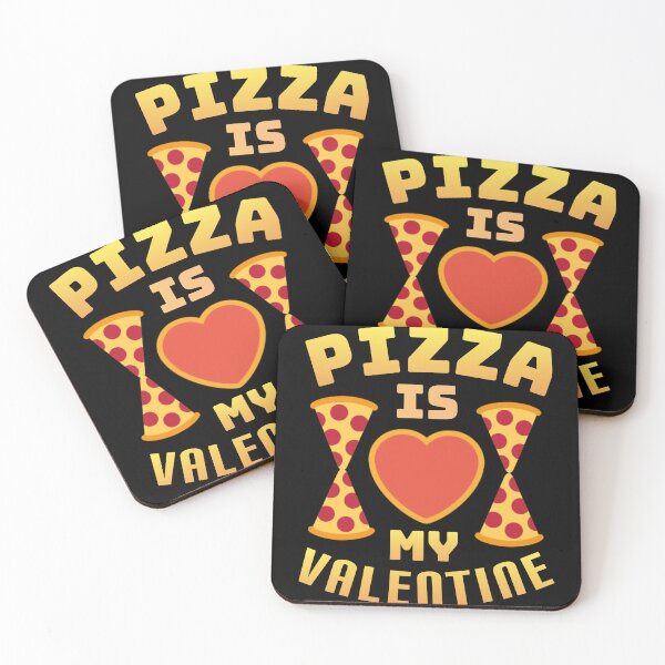 Item preview,  Pizza is my VALENTINE funny VALENTINES day boys kids designed and sold by Umiska.