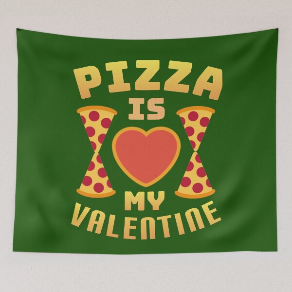 Item preview,  Pizza is my VALENTINE funny VALENTINES day boys kids designed and sold by Umiska.