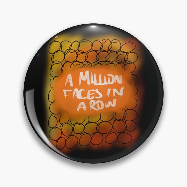 Item preview, A Million Faces In A Row (Dark) designed and sold by risewme.