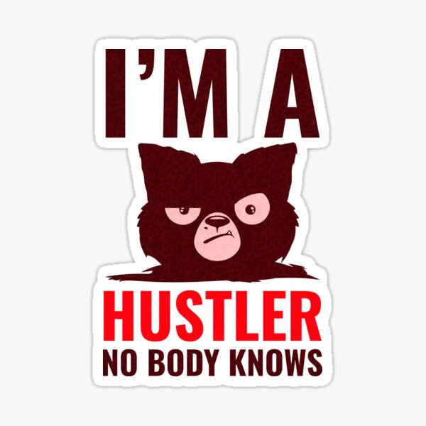 Cat Vibing Sticker by Hustle Inspires Hustle™ for iOS & Android