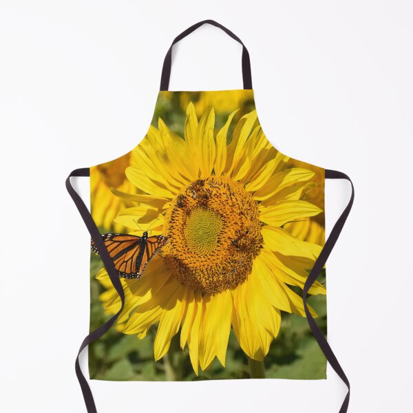 Item preview, Sunflower with Bees and Butterfly designed and sold by Rainbow Farm Photography.